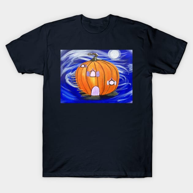 Pumpkin fairy house fairytale T-Shirt by LukjanovArt